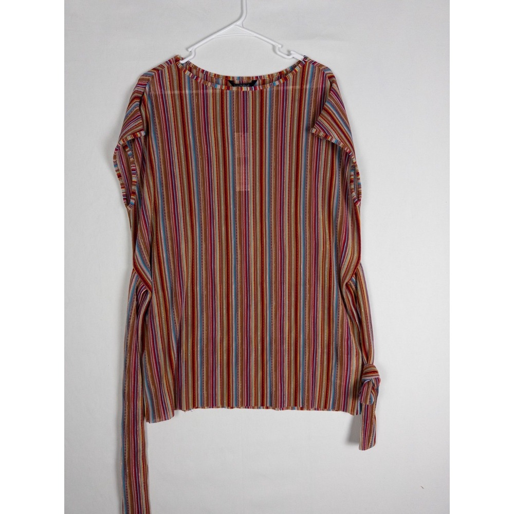 NWT‎ Long Tall Sally Blouse Womens L Colorful Strap Pullover Oversized